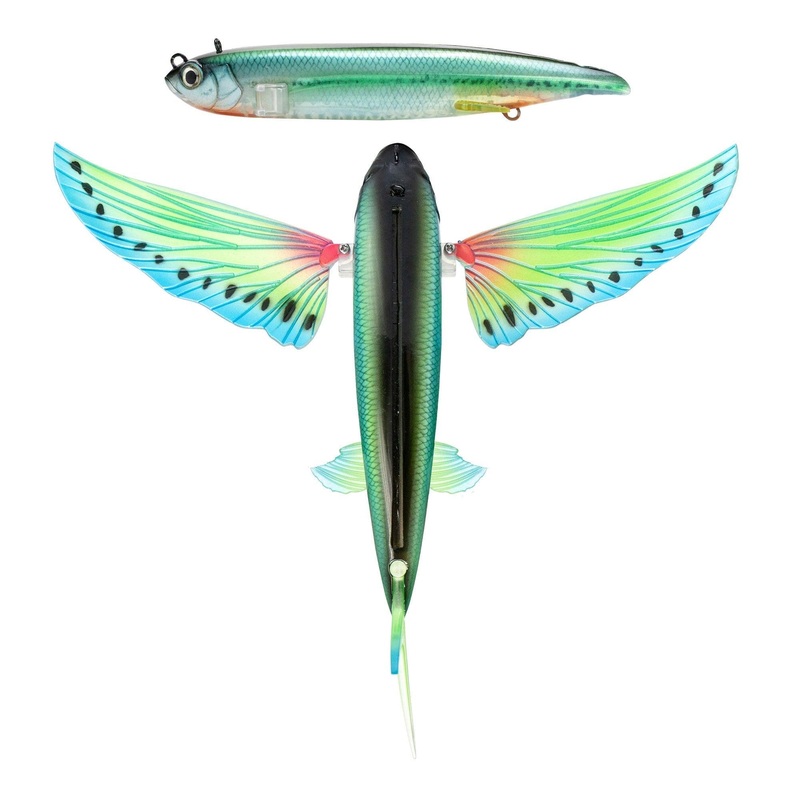 Nomad Design Slipstream Flying Fish Lures Electric Length: 140mm / Weight: 50g