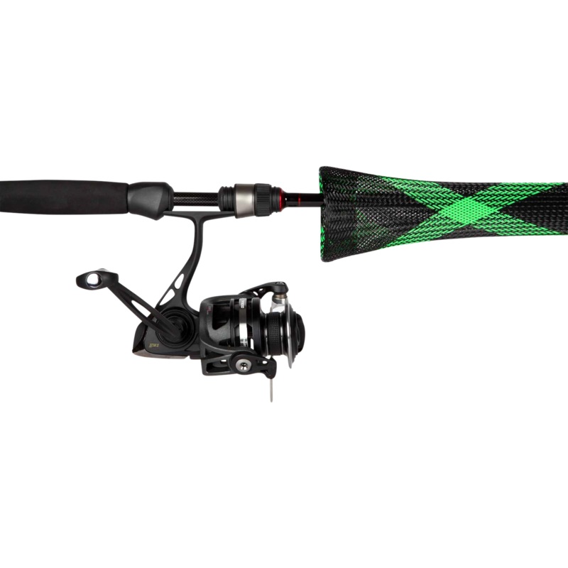 Rod Glove Standard Spinning Rod Cover Rods up to 7’0″ Black