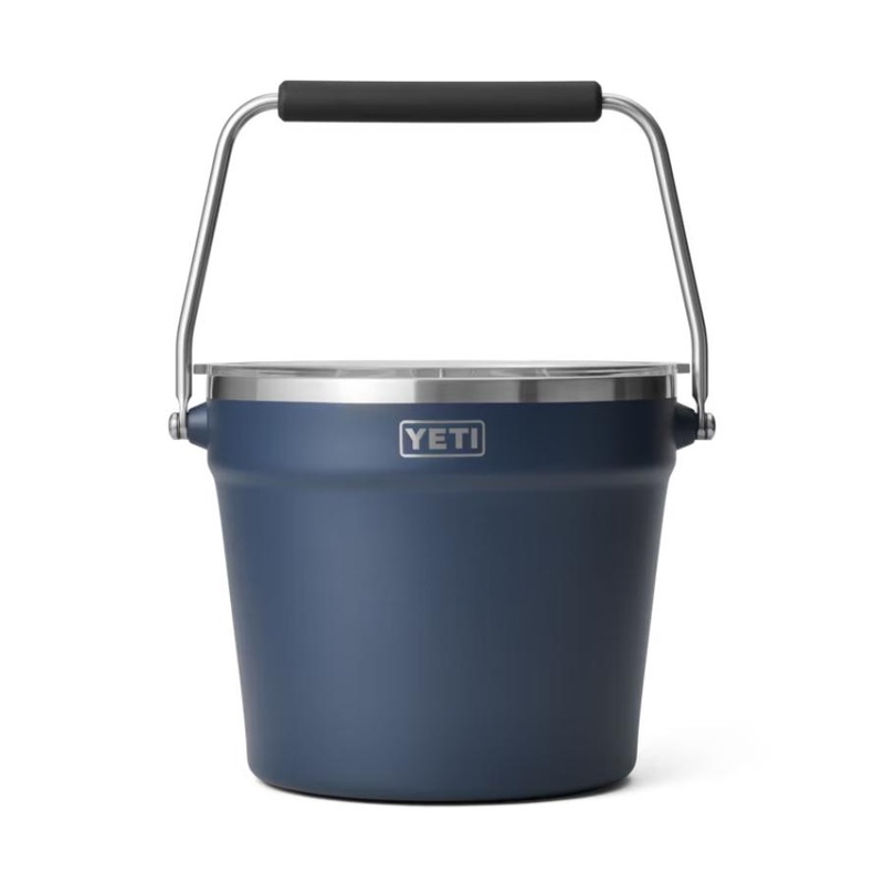 YETI RAMBLER BEVERAGE BUCKET WITH LID NAVY