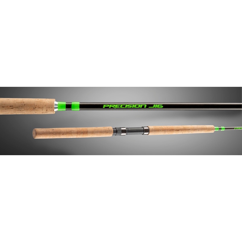 CATCH THE FEVER PRECISION JIG DOUBLE CORK CRAPPIE RODS 10′ Medium