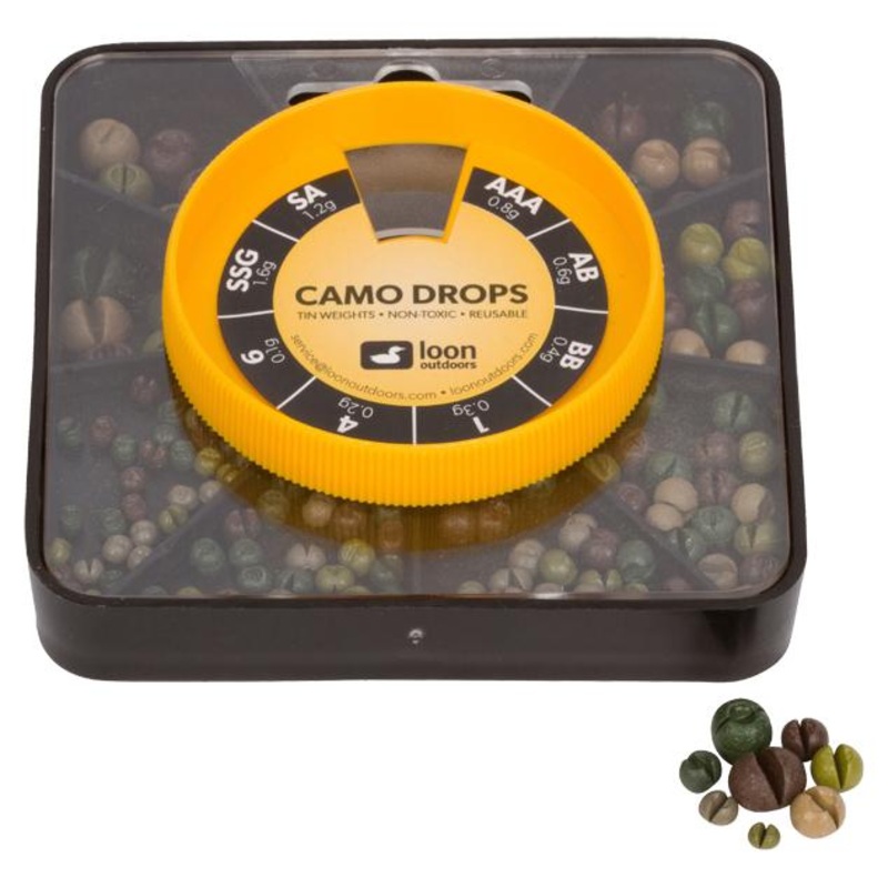 Loon Outdoors Camo Drops Split Shot | 8 Division 8 Division Camo