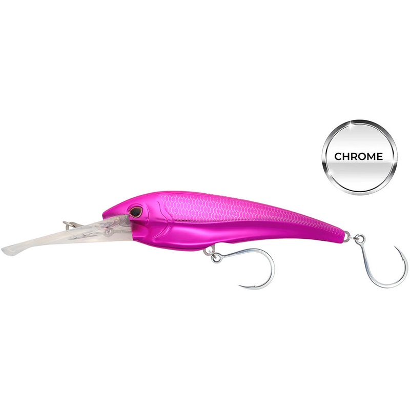 Nomad Design Heavy Duty DTX Minnow 200 Sinking – 8 Inch Black Pink Mackerel 8 inch