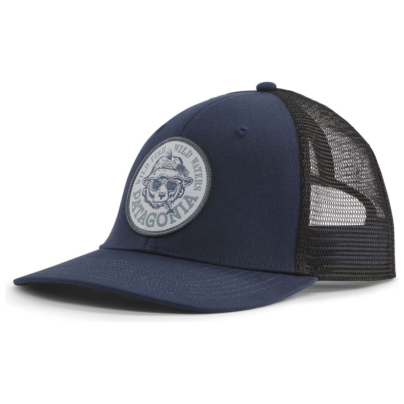 Patagonia Take a Stand Trucker Hat Wild Grizz: New Navy Sale Wild Grizz: New Navy