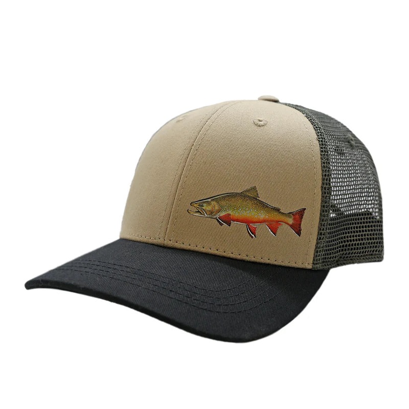 Rep Your Water – Tailout Series Hat: Brook Black/Tan/Green
