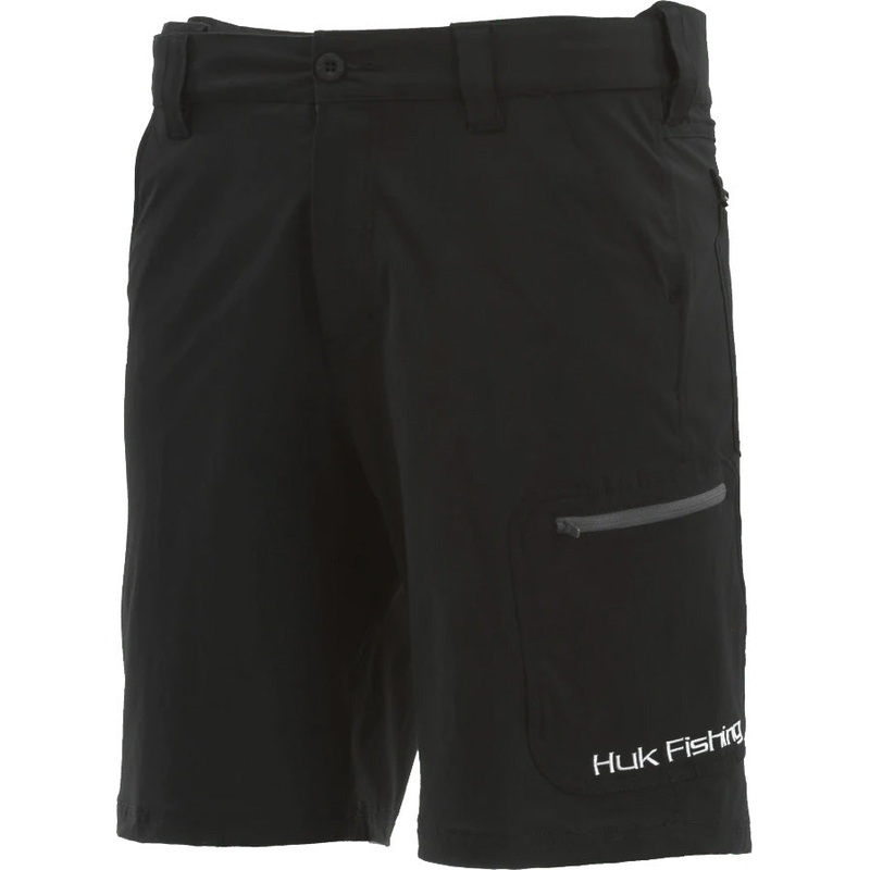 Huk Next Level 10.5 Inch Tech Shorts Black Medium