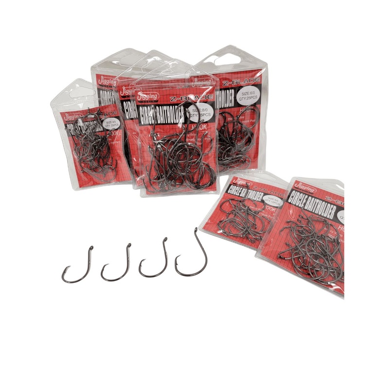 Jigging World Zblade In-Line Circle Baitholder Hooks 4/0 12
