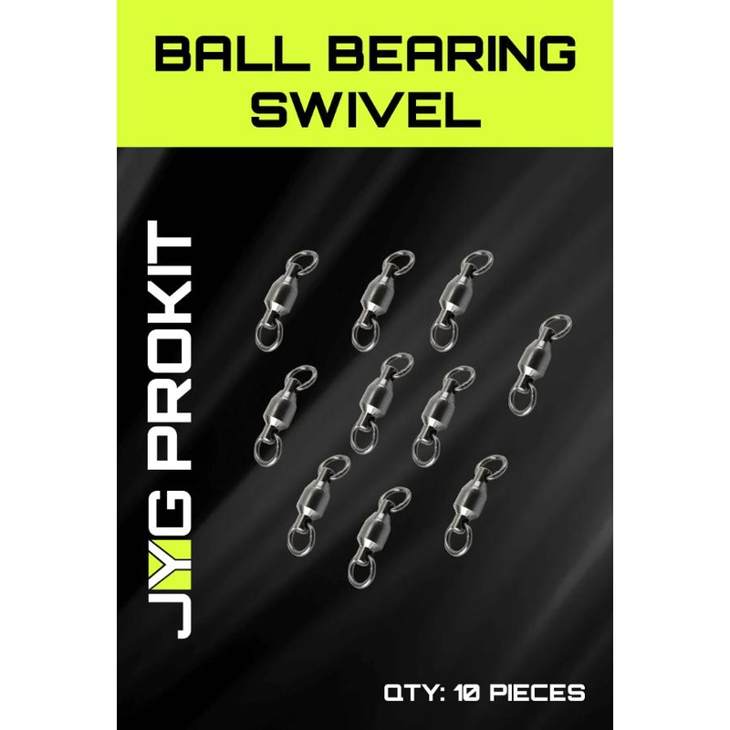 JYG PRO BALLBEARING SWIVELS 10 PACK #3 (150lb)