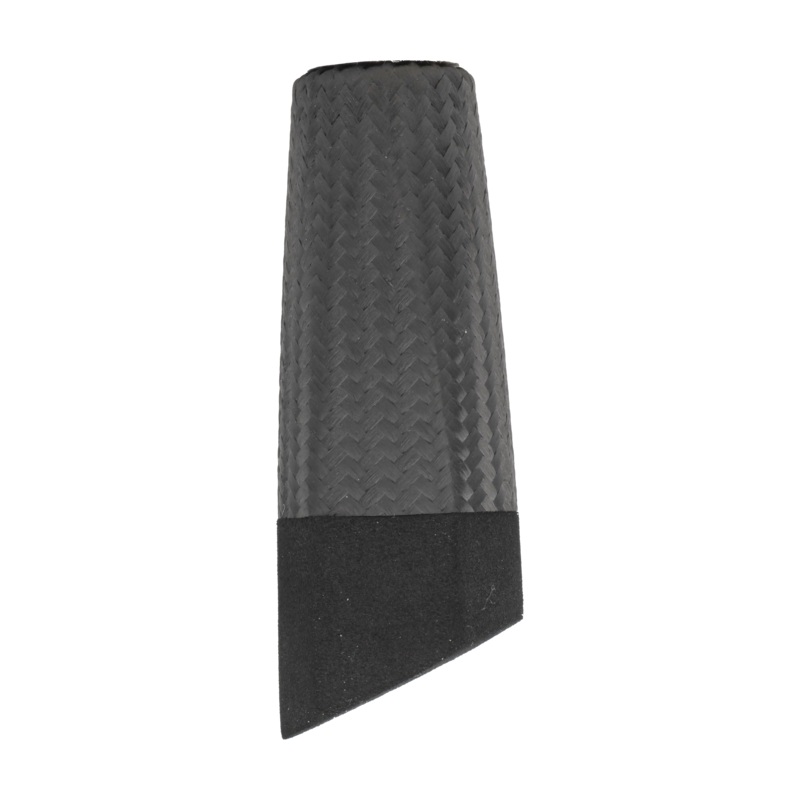 Fuji Carbon Flat Sided Butt Grip Black Short