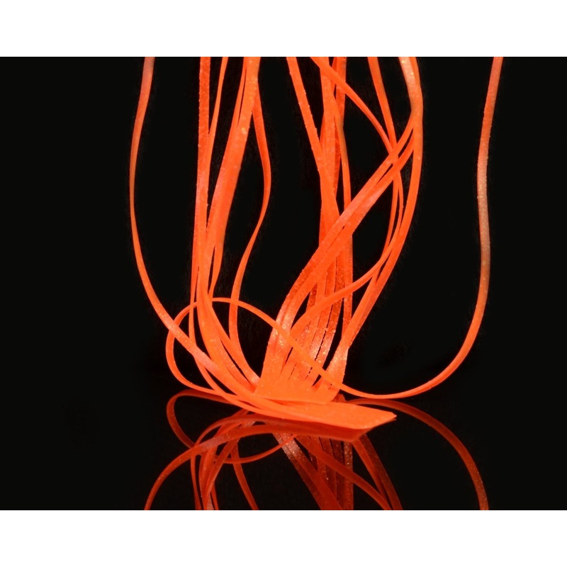 Hareline Magnum Predator Legs Barred Orange