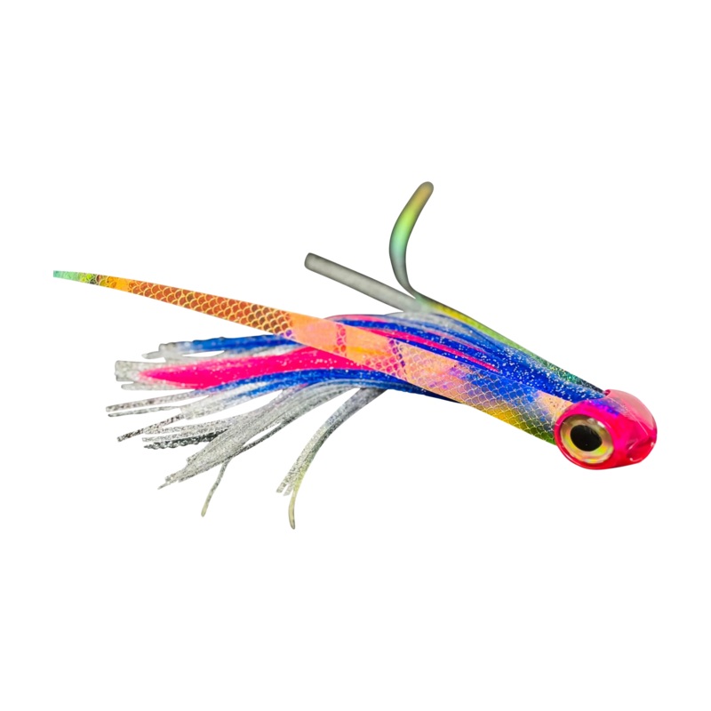 Islamorada Double Skirt Flying Fish Lure Green & Yellow 6.5″