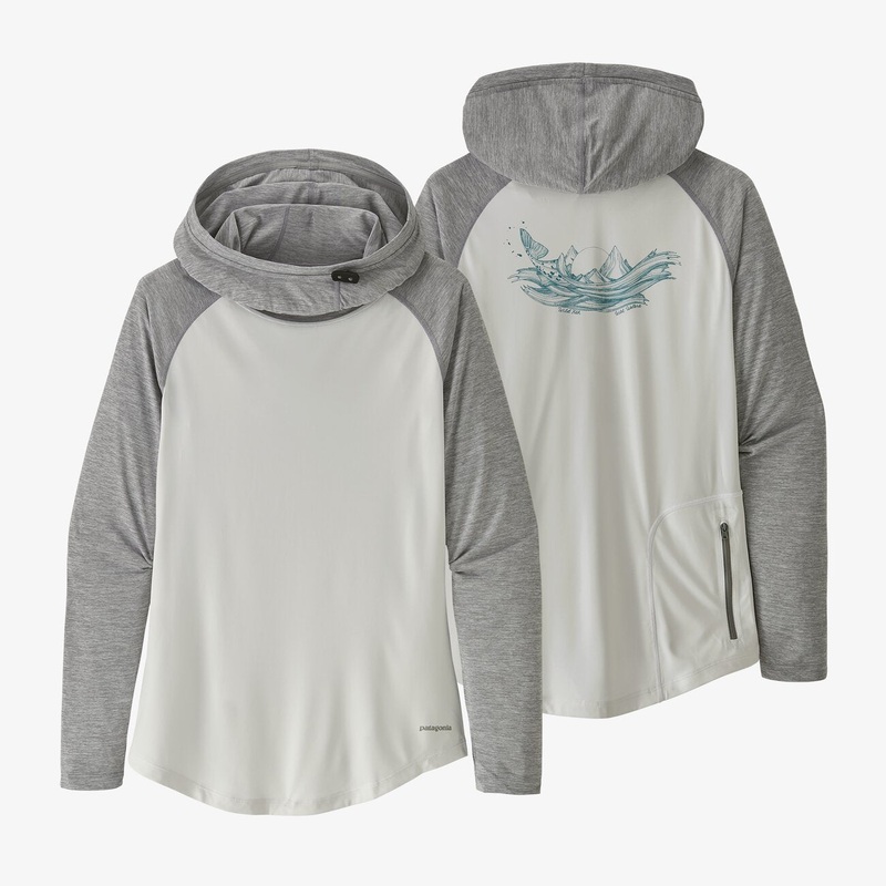 Patagonia W’s Tropic Comfort Hoody Tail Rise: White / TAWH S