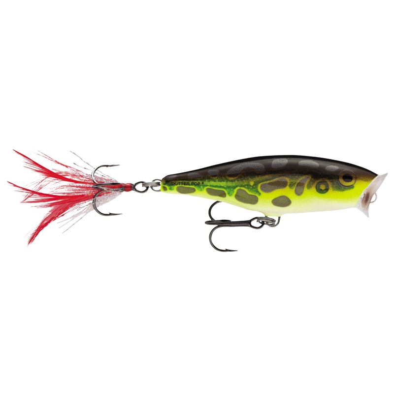 Rapala Skitter Pop Lime Frog 3.5″