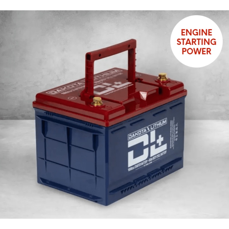 Dakota 12V 60AH DUAL PURPOSE 1000CCA STARTER BATTERY PLUS DEEP CYCLE PERFORMANCE