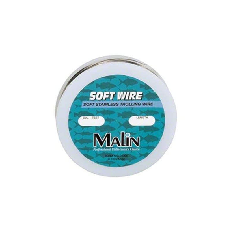 Malin Soft Wire Soft Stainless Trolling Wire 60lb 300′
