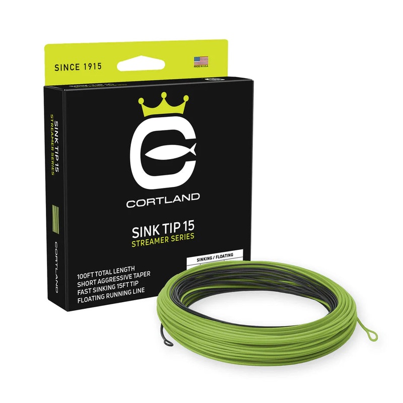 Cortland Streamer Sink Tip 15 WF5S/F Black/Green