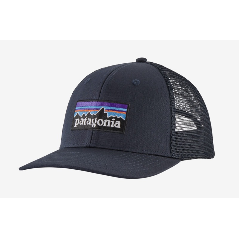 Patagonia P-6 Logo Trucker Hat – Navy Blue