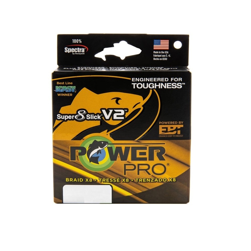 Power Pro Super 8 Slick V2 Braided Line Aqua Green 150 Yards 20 lb.