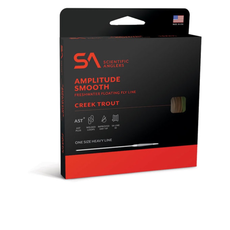 SA AMPLITUDE SMOOTH CREEK TROUT WF-2-F MOSS / LEATHER / WILLOW