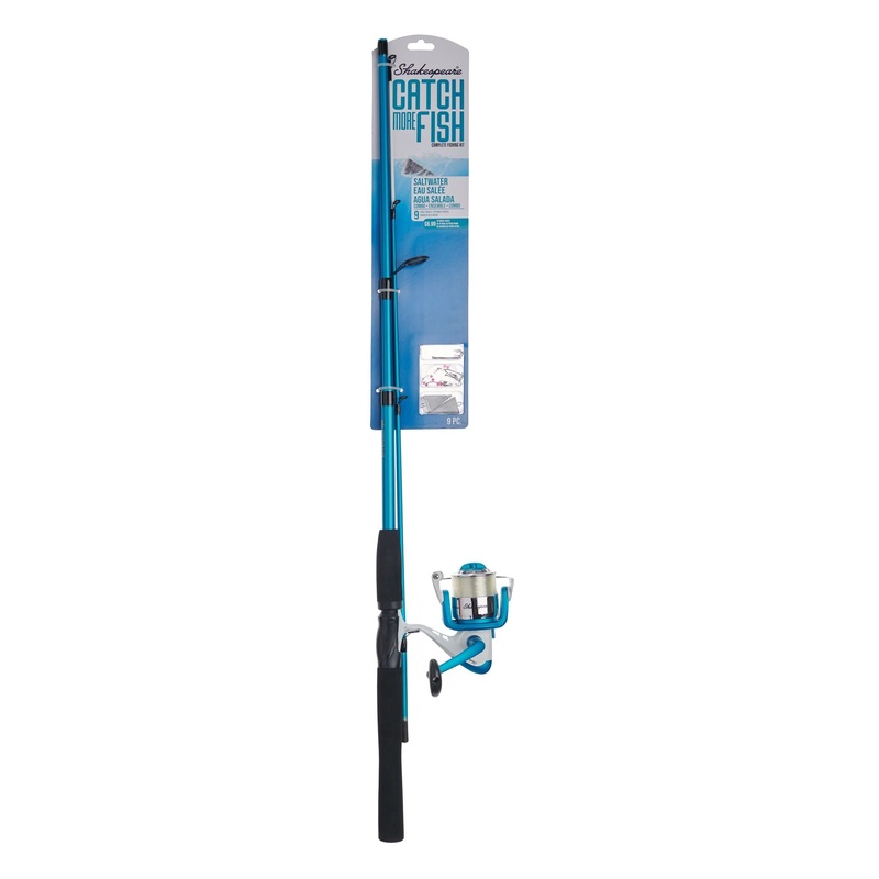 Shakespeare Catch More Fish Saltwater Spinning Kit