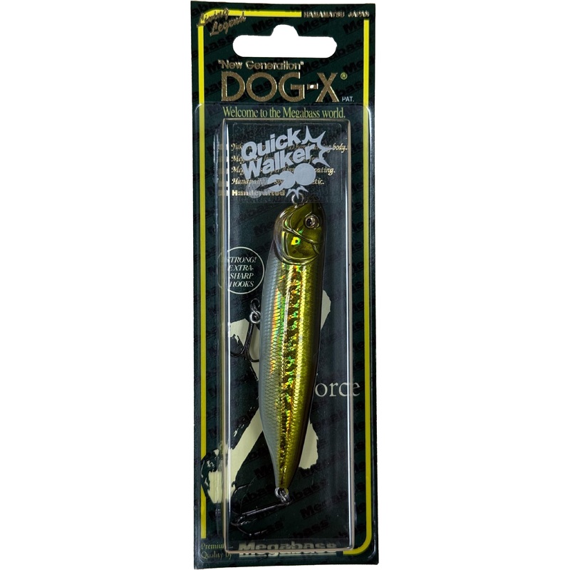 Megabass Dog-X Quick Walker – 3.5 Inch GG Bass 3.5 inch – 3/8 oz