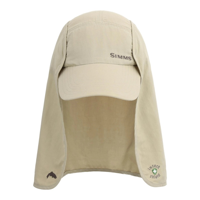 Simms Bugstopper Sunshield Cap Stone One Size