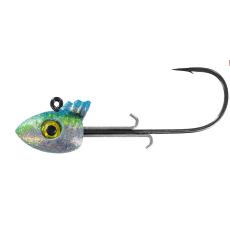 Big Bite Baits Tru-X Swimmer Heads 1/8 oz (3 Pk) Bare Shad