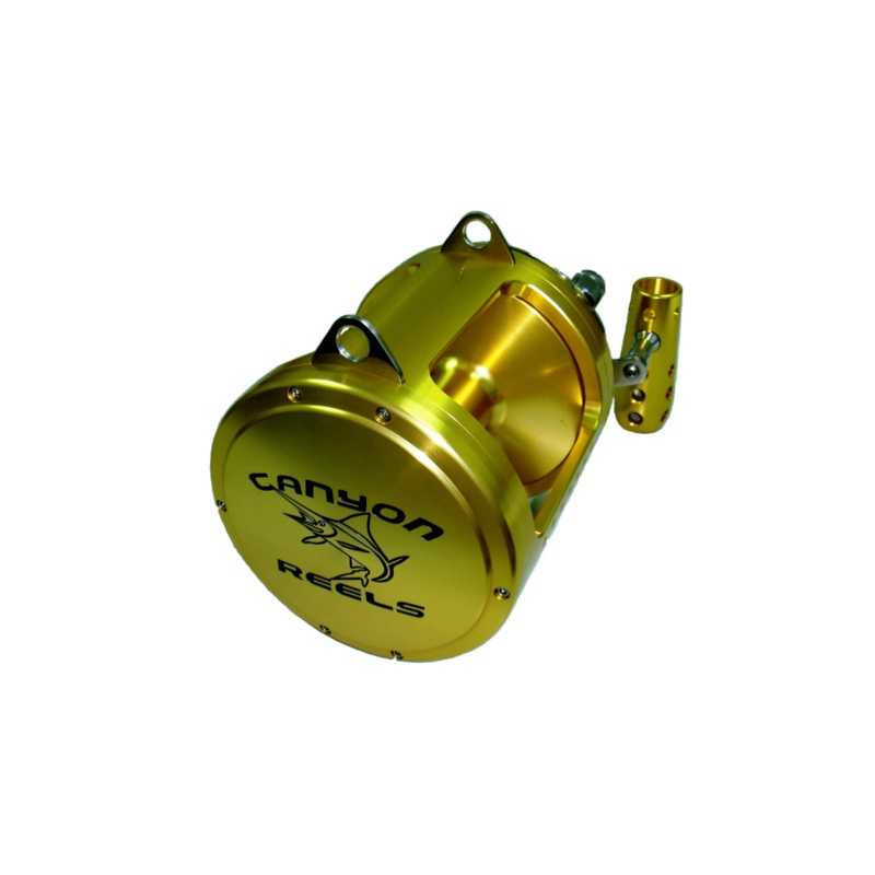 EX-30 Two Speed Trolling Reel | Canyon Reels Gold