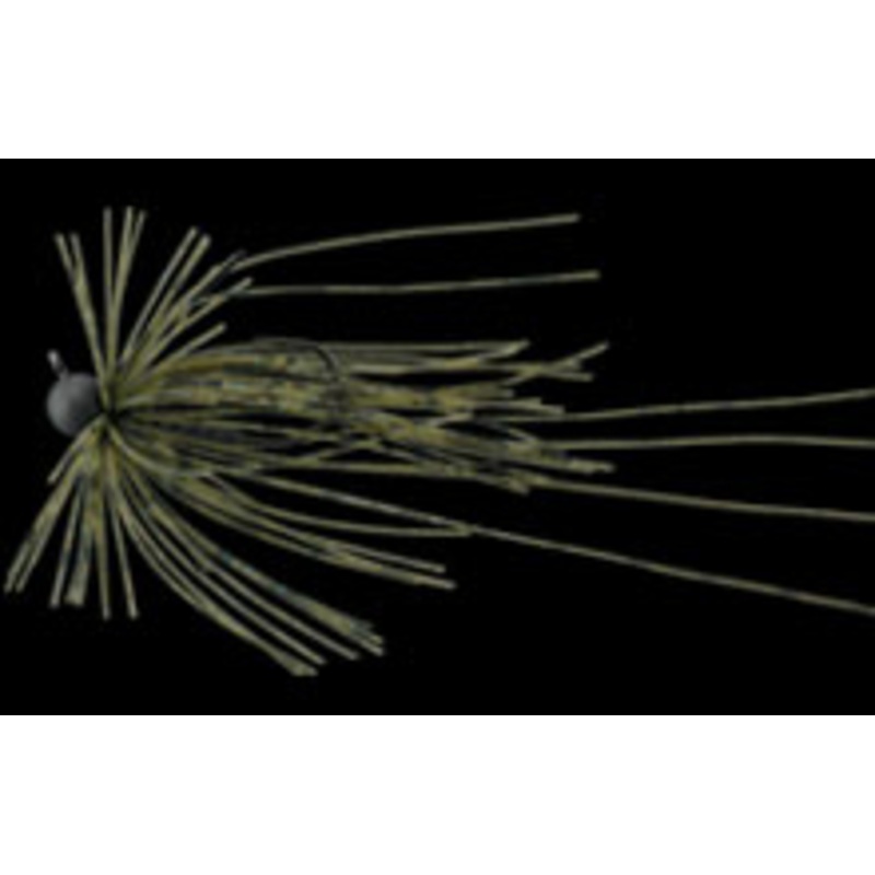 IMAKATSU NEW ABE RUBBA HEAVY DUTY JIG #001 IMAE Green Pumpkin Blue Flake 2.3g