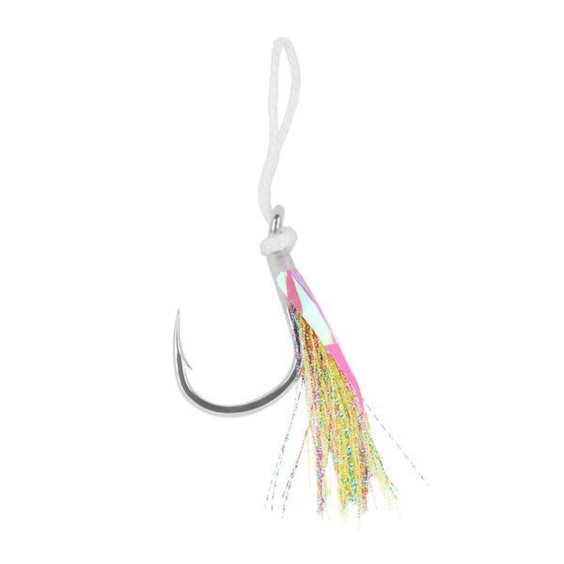 Mustad J-Assist1 Heavy Duty Jigging Assist Rig with Green Flash Size 4/0 – Q’ty/Pk 2
