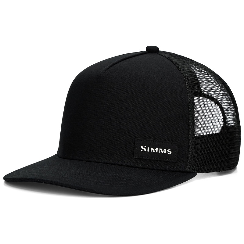 Simms High Crown Flatbill Black