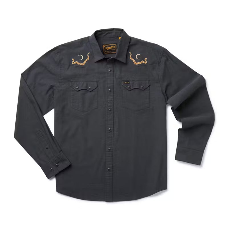 Howler Brothers – Crosscut Deluxe Western Snapshirt- XXL Waxing Culebra
