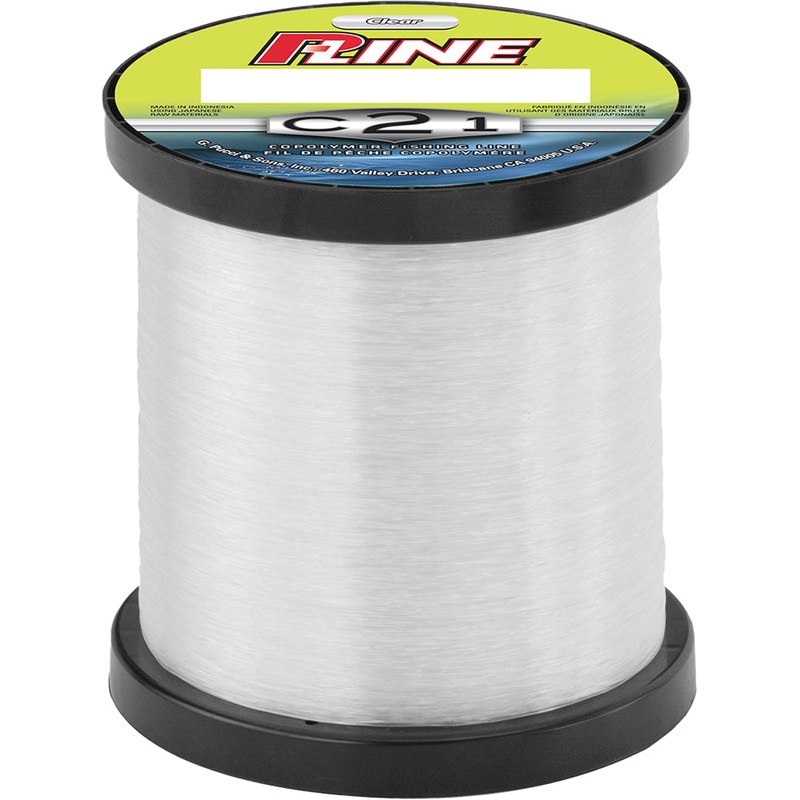 P-Line C21 CoPolymer Line Bulk Spools Clear 6 lb – 8500 yards