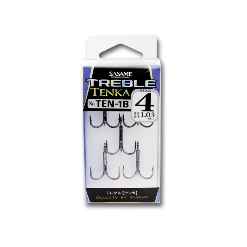 Sasame Treble Fishing Hook | Size 1 – 14 1 – Dia – 1.28mm