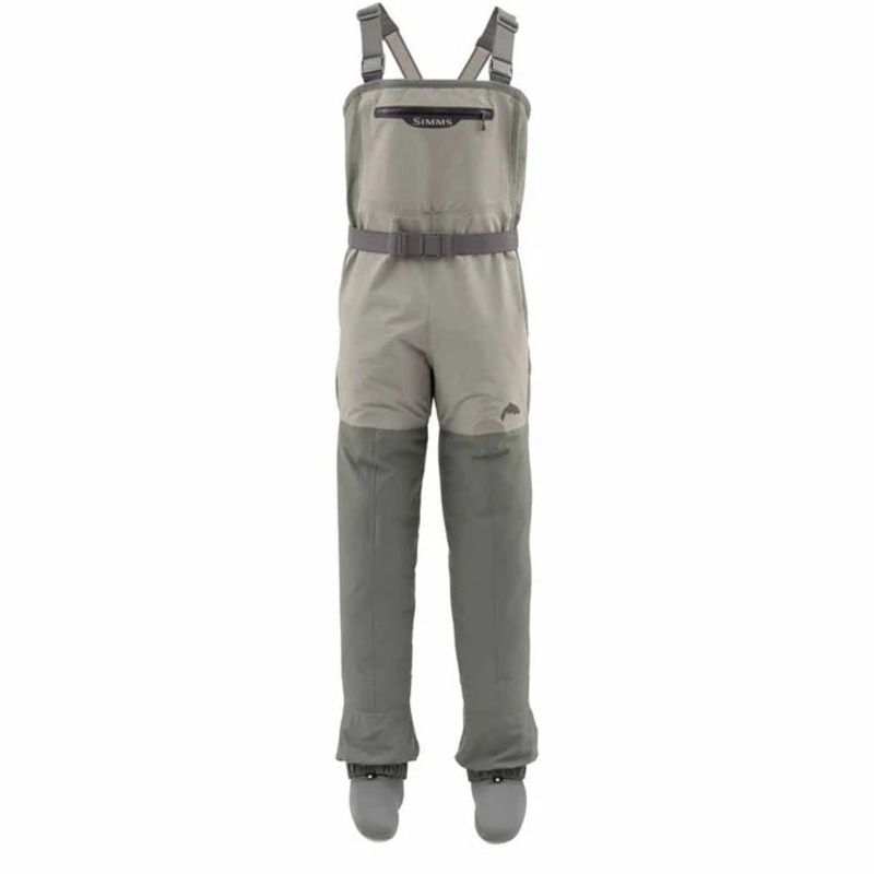 Simms – Women’s Freestone Stockingfoot Waders (Last Seasons) Striker Grey LS (Women’s 9-10 foot)