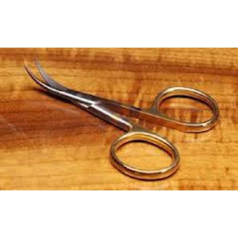 Dr.Slick Hair Scissors 4.5″ Gold Loops Curved – Fly Fishing