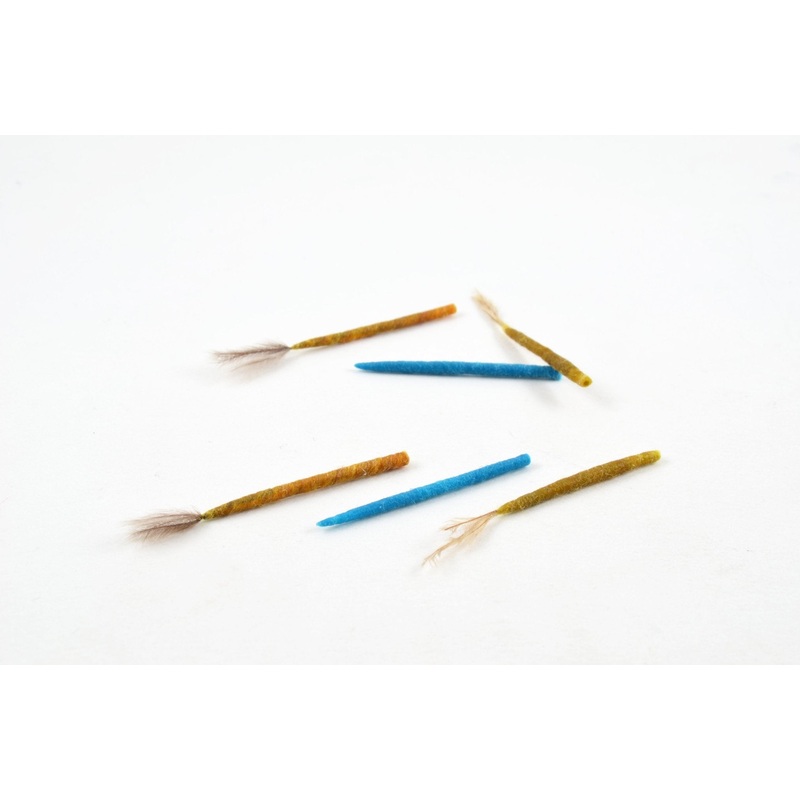 Rainy’s Damsel Tube Bodiz Amber Hook Size #10-16