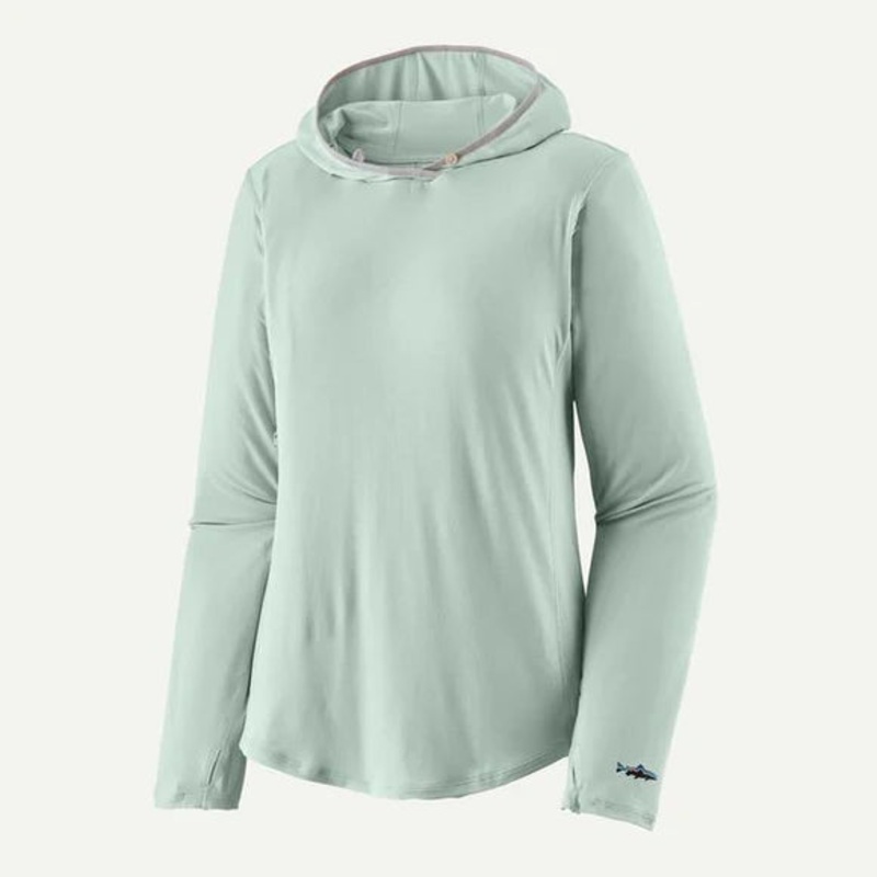 Patagonia – Women’s Tropic Comfort Natural Sun Hoody Wispy Green XL