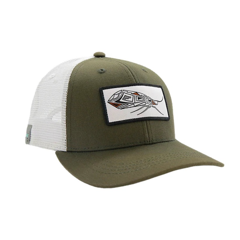 Rep Your Water – Pueblo Pottery Caddis Standard Fit Hat Green/White