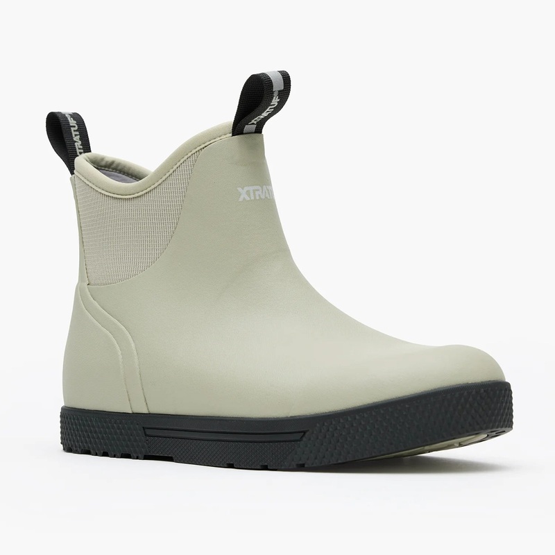 Xtratuf Men’s 6″ Wheelhouse Ankle Deck Boots Stone Stone 9