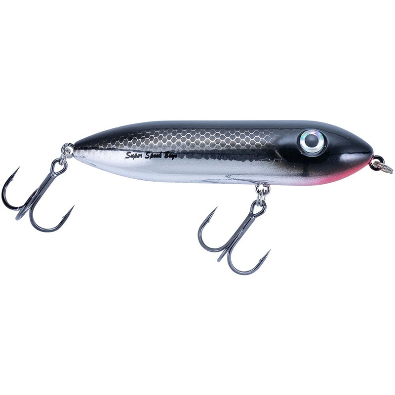 Heddon Super Spook Boyo Topwater Walker – 3 Inch Black Shiner 3 inch – 3/8 oz