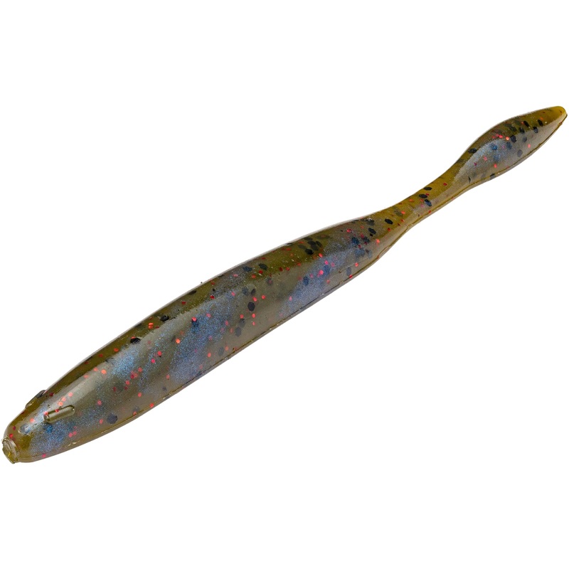 Strike King KVD Magnum Dream Shot 5 inch Drop Shot Bait 8 pack Brown Purple