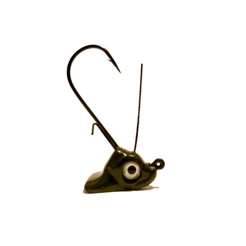 Moss Green Ned Rig Stand Up Jig head 3pk 1/8oz