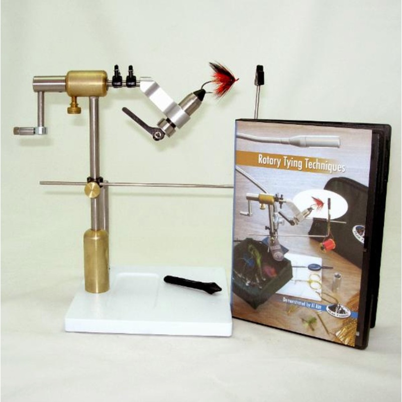 Peak Rotary Base Camp Vise Package – Fly Tying Midge Jaw/Pedestal Base