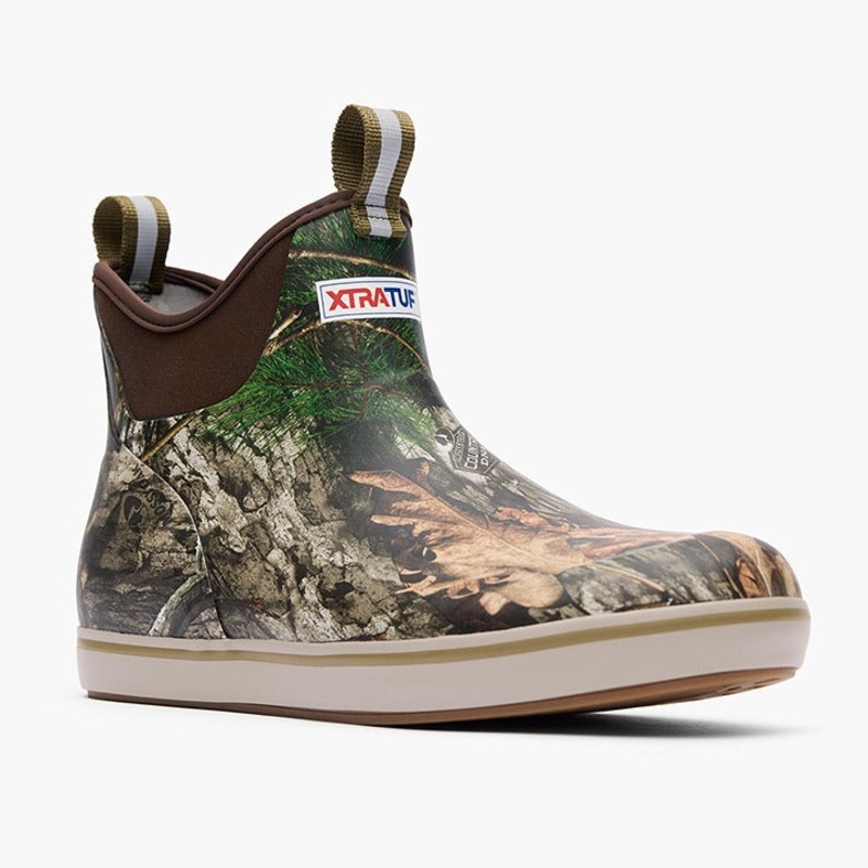Xtratuf Men’s Mossy Oak Country DNA 6 in Ankle Deck Boots *Final Sale* 8