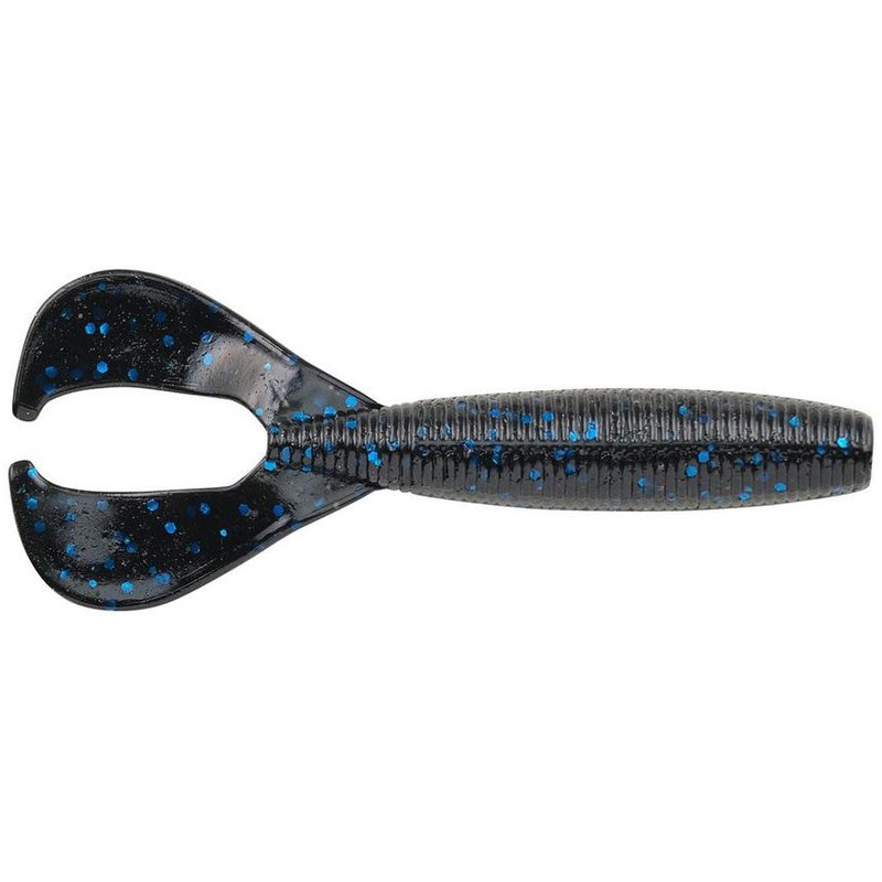 Berkley PowerBait The Boss Grub Black Blue Fleck 3 inch