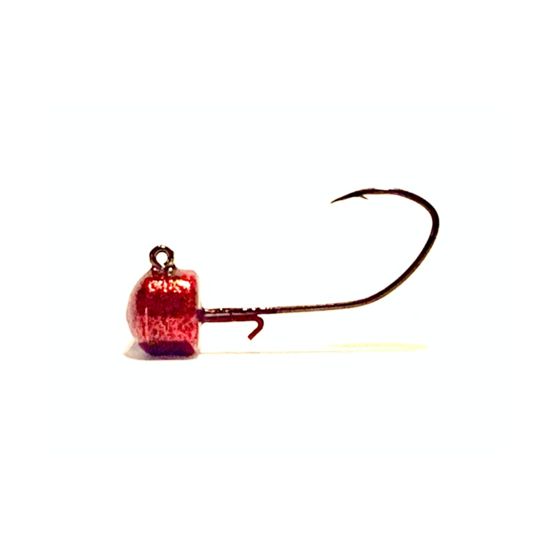 Candy Apple Ned Rig Jig Head 3pk 3/32oz