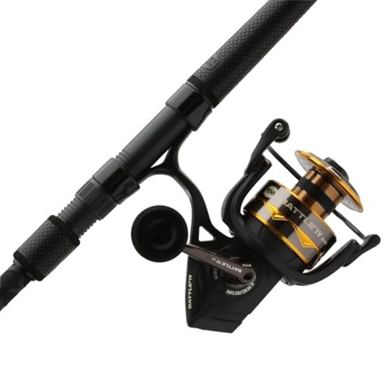 Penn BTLIV6000LE902MH Battle IV LE Spinning Combo, 9′ Medium Heavy 2pc
