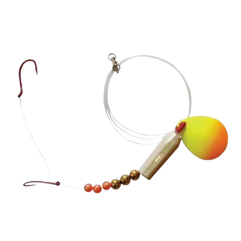 RATTLIN’ WALLEYE SPINNER RIG SZ 4 BLADE BIRTHDAY CAKE