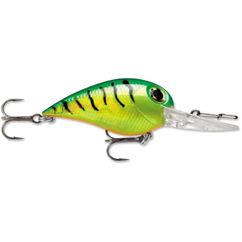 Storm Wiggle Wart MadFlash 05 Crankbait Black Chrome Orange