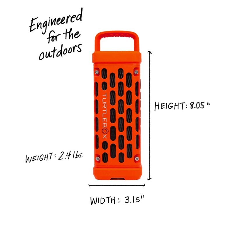 TURTLEBOX RANGER ORANGE